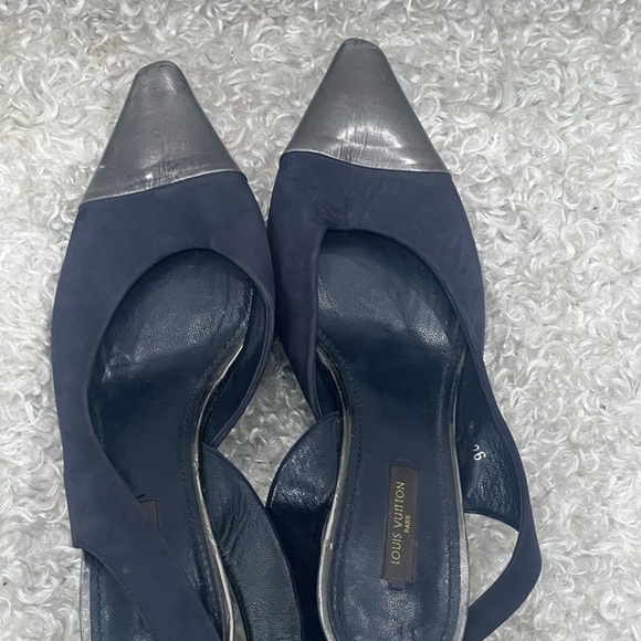 Louis Vuitton Sling Back Heels Shoes - Picture 3 of 13